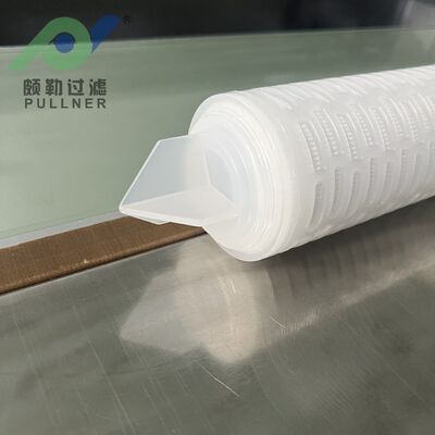 Cartucho de filtro pliado de PP de 30 pulgadas para tratamiento de agua de RO con alta capacidad de retención de suciedad