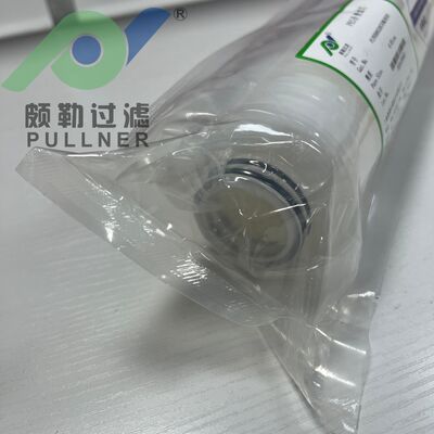 Cartucho de filtro de membrana PES de alto flujo de 20' con capacidad de retención de 0.05um para filtración de microelectrónica