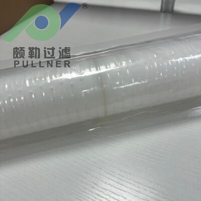 Cartucho de filtro de membrana PES de alto flujo de 20' con capacidad de retención de 0.05um para filtración de microelectrónica