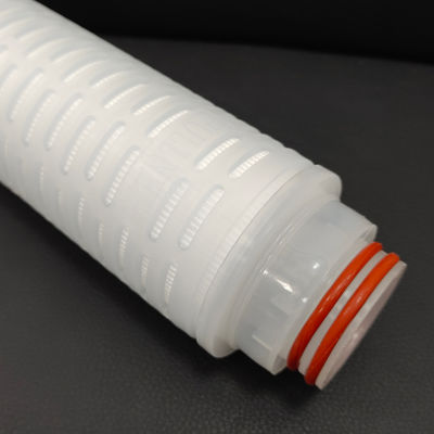 Hydrophilic Asymmetric PES Membrane Pleated Cartridge Filter with 100% Integrity Tested and 0.1 µm Micron Rating for Microelectronics